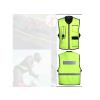 Equestrian Airbag Vest Motorcycle Riding Vest High Brightness Reflective Belt (M-2XL, 4 Sizes) (Color : Green, Size : XL) view 1
