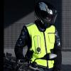Equestrian Airbag Vest Motorcycle Riding Vest High Brightness Reflective Belt (M-2XL, 4 Sizes) (Color : Green, Size : XL) view 4