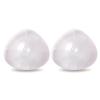 DFGGE Men Women Triangle Clear Silicone Breast Forms for Crossdresser Cosplay Mastectomy Prosthesis Transgender Transvestite Fake Boobs Bra Enhancer Inserts,B~cup400g/pair view 1