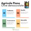 Agricola Piano - Pitted Peranzana Olives Seasoned - Ancient Recipe with EVOO and Spices, Delicious, Italian view 3