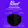 AIRQUEEN 3-Layer Nano-Filter Face Mask for Adults, Black 20 Pack, Lightweight and Breathable Face Mask, Reusable Face Mask view 3