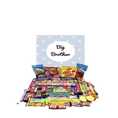 Big Brother pick n mix The ultimate retro sweet selection 70s 80s Box sweet Hamper -Present gift for Christmas Birthday New Baby