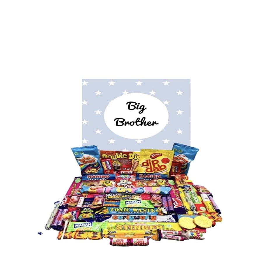 Big Brother pick n mix The ultimate retro sweet selection 70s 80s Box sweet Hamper -Present gift for Christmas Birthday New Baby