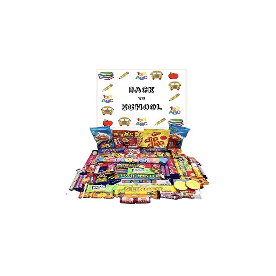 Baking Friends Back to School Pick n Mix The Ultimate Retro Sweet Selection 70s 80s Box Sweet Hamper Present Gift