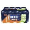 IRN-BRU XTRA, 12 Pack Zero No Sugar & Low Calorie with XTRA Taste Fizzy Drinks Multipack Cans - 12 x 330ml Cans view 1