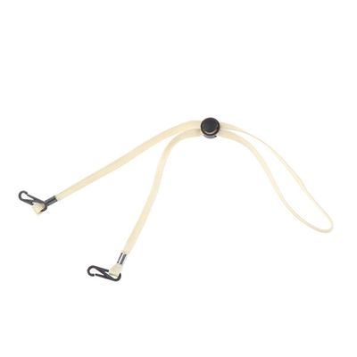 5PCS Adjustable Extension for s Lanyard Handy&Convenient Safety Rest&Ear Holder Rope Hang on Neck String-5pcs Beige