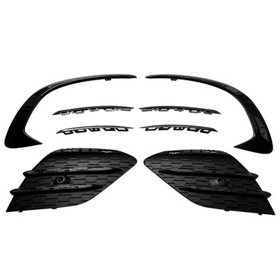 Compatible With Mercedes Benz X118 C118 CLA180 CLA200 CLA220 CLA250 CLA35 AMG 2019-2023 Front Bumper Canards Grilles