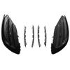 Compatible With Mercedes Benz X118 C118 CLA180 CLA200 CLA220 CLA250 CLA35 AMG 2019-2023 Front Bumper Canards Grilles view 3