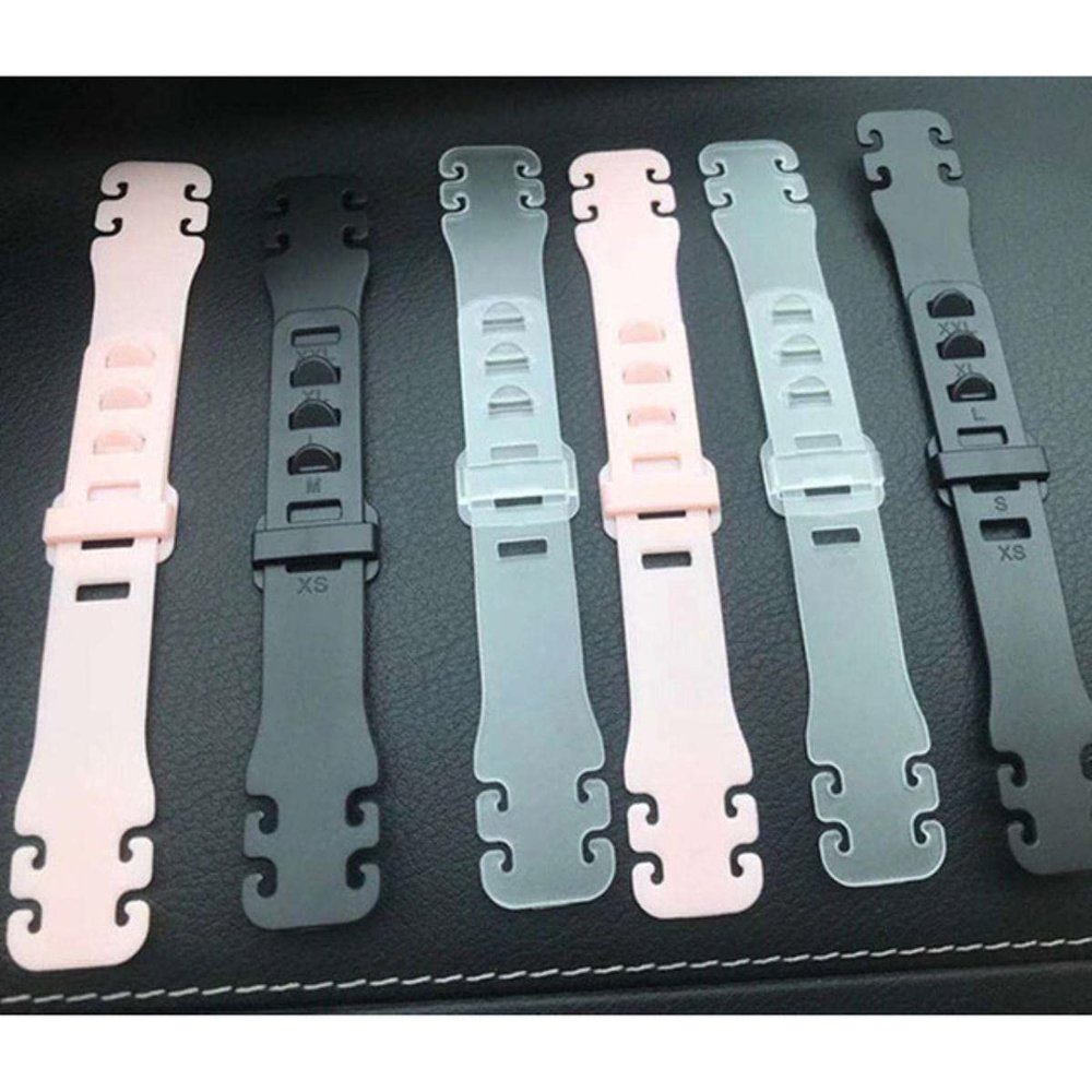 10pcs Adjustable Hooks Ear Protector Silicone Ear Grips Hook Rope Extension Belt Buckle Lanyard Accessories-K02 10PCS