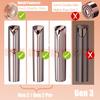 Replacement Heads for Flawless Hair Remover, Gen 2 Replacement Blades for Finishing Touch Facial Hair Removal for Women, Painless Razor Head for Face with Gurelax Flannel Bag (4pcs) view 2