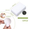 10x Magic Eraser Sponges Set for MarkScuffs and Stain Removal-Wall, Kitchen, Bathroom, Floor, Baseboard, All Surface Cleaner-Chemical-Free Melamine Durable White Sponges 10 * 6 * 2cm view 2