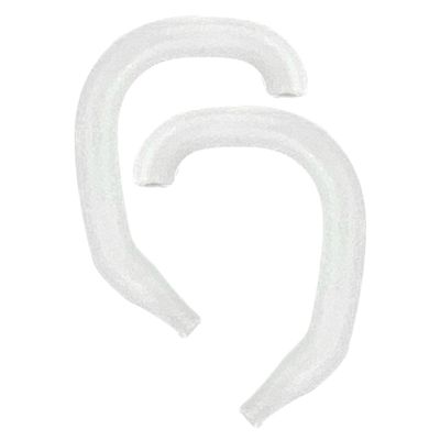 1pair Ears Band Buckles Portable Reusable Decompression Silicone Earmuffs Protector for Soothing Ear Pain Rope Cover-France,White