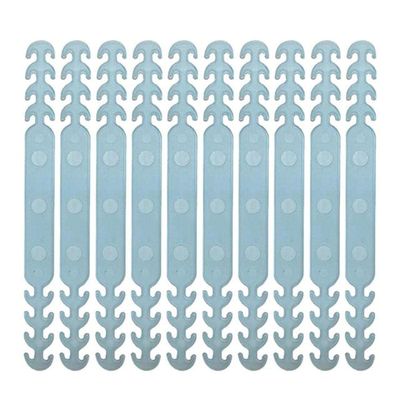 10pc Adjustable Anti-Slip Silicone Ear Grips Extension Hook s Buckle Attache Masque-China,Blue