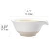 Linkidea Ceramic Shaving Bowl, Shaving Soap Lather Mug Cup for Men, Wide Mouth Barber Beard Wet Razor Shave Cream Cup view 3