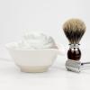 Linkidea Ceramic Shaving Bowl, Shaving Soap Lather Mug Cup for Men, Wide Mouth Barber Beard Wet Razor Shave Cream Cup view 4