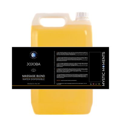 Mystic Moments | Jojoba Water Dispersible Massage Oil Blend 5 litres for Spa & Massage Therapy