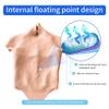 SUAISKR Realistic Silicone Muscle Chest for Cosplay Realistic Male Chest Vest Muscle Simulation Skin Bronze L view 3