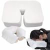100 Pieces Disposable Massage Tables Face Cradle Covers Ultra Soft Breathable Non Woven Fabric Headrest Covers SPA Face Rest Covers for Massage Chairs Beauty Spa Salon Bed, 36 x 27 cm view 1