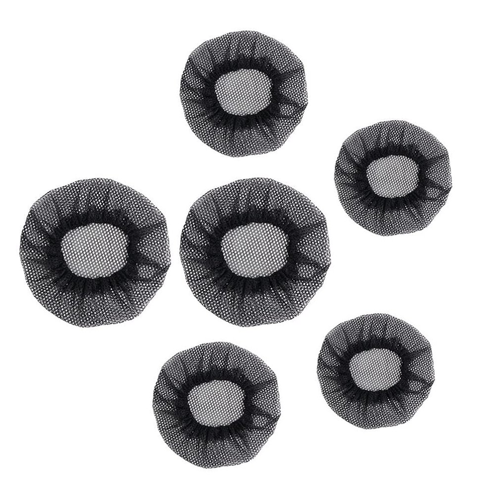 Minkissy 6 Pack Women's Hair Nets for Ballet Bun Elastic Dance Hairnets for Women Invisible Hairnet Comfortable Elastic Dancer Headwear