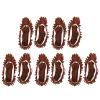 10pcs Reusable Chenille Mop Slippers Floor Cleaning Shoes, Dust Hair Cleaner Accessory for Office Bathroom Kitchen(2#) view 2