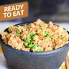 Slim Rice Chinese Vegetarian Fried Rice Meal - Low in Fat & Sugar, Keto Paleo Diet & Vegan Food 370g x 4 High Nutrition, High in Protein, Low Calorie Ready to Eat Meals view 4