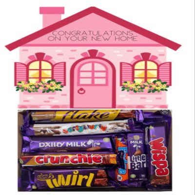 Congratulations Chocolates New Home Sweet Box Gift Hamper Pick N Mix well done Home Moving House