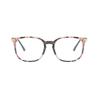 SIKAITE 2 Pairs Lightweight Comfortable Rectangle Reading Glasses Readers for Men Women Spring hinge (Brown and Decor, 2.75) view 3