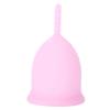 3 Colors Menstrual Cup, Collapsible Reusable Medical Silicone for Menstrual Cups for Women Hygiene Period [L- # 2] view 1