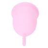 3 Colors Menstrual Cup, Collapsible Reusable Medical Silicone for Menstrual Cups for Women Hygiene Period [L- # 2] view 3