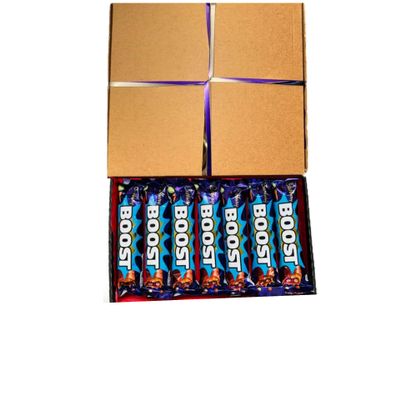Boost Chocolate Hamper Gift Chocolates Sweet Box Great Treat Box - 7 Full Size Bars Chocolates Mothers Day Fathers Day Christmas