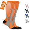 360 RELIEF 1 Pair Compression Socks for Women & Men - Graduated Support - Ideal for Running, Travel, Pregnancy, 15-20 mmHg, S/M, Blue view 1