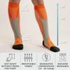 360 RELIEF 1 Pair Compression Socks for Women & Men - Graduated Support - Ideal for Running, Travel, Pregnancy, 15-20 mmHg, S/M, Blue view 2