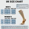 360 RELIEF 1 Pair Copper Compression Socks Women & Men 15-20 mmHg Varicose Veins, Travel, Running, Pregnancy Socks, L/XL, Beige + Laundry Bag view 3
