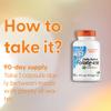Doctor's Best, Fully Active Folate (Folic Acid), with Quatrefolic, 400 mcg, 90 Vegan Capsules, Vitamin C, Laboratory Tested, High Dosage, Gluten Free, Soy Free, GMO Free view 3