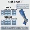 360 RELIEF 1 Pair Compression Socks for Women & Men - Graduated Support - Ideal for Running, Travel, Pregnancy, 15-20 mmHg, S/M, Blue view 3