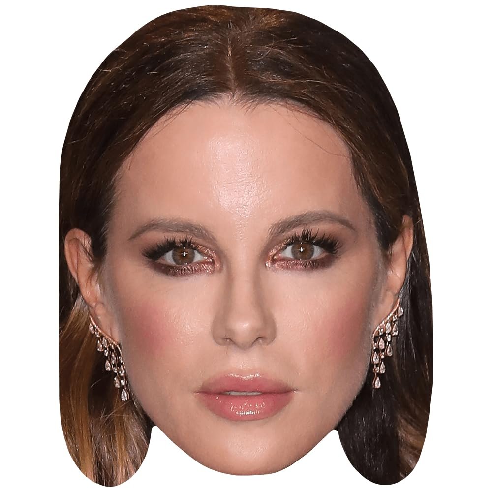 Kate Beckinsale (Earrings) Big Head. Larger than life mask.
