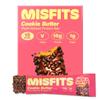 Misfits Vegan Protein Bar, Cookie Butter (Speculoos), Plant Based Chocolate Protein Bars, High Protein Snacks with 15g Protein Per Bar, Low Carb, 1g Sugar, High Fibre, Healthy Snack, 15 x 50g Pack view 1
