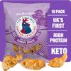 Chicken Crackling Sunday Roast, Double Cooked Chicken Skin Crisps, High Protein Low Carb Keto Snack, No Seed Oils, Gluten Free Pork Scratchings Alternative, 10x40g view 3