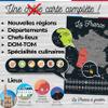 Bonanzana - Scratch Off Map of France - 70 x 42 cm - French Regions & Departments Visited - Travel Wall Art - Black view 3