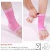 1 Pair Kids Compression Sleeves Foot Arch Support,Kids Children Ankle Brace,Plantar Fasciitis Sock for sprained ankle or sports (Blue) view 3
