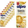 Alpro - Pack of 8 Barista oat drinks, 1 litre, oat drink 100% vegetable for frothing coffee, shakes and smoothies view 1