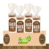 Baker Street Brown Bread | Pack of 4 | 600g each | Cleverly Packed for Long Life Freshness | Pre-Sliced view 1