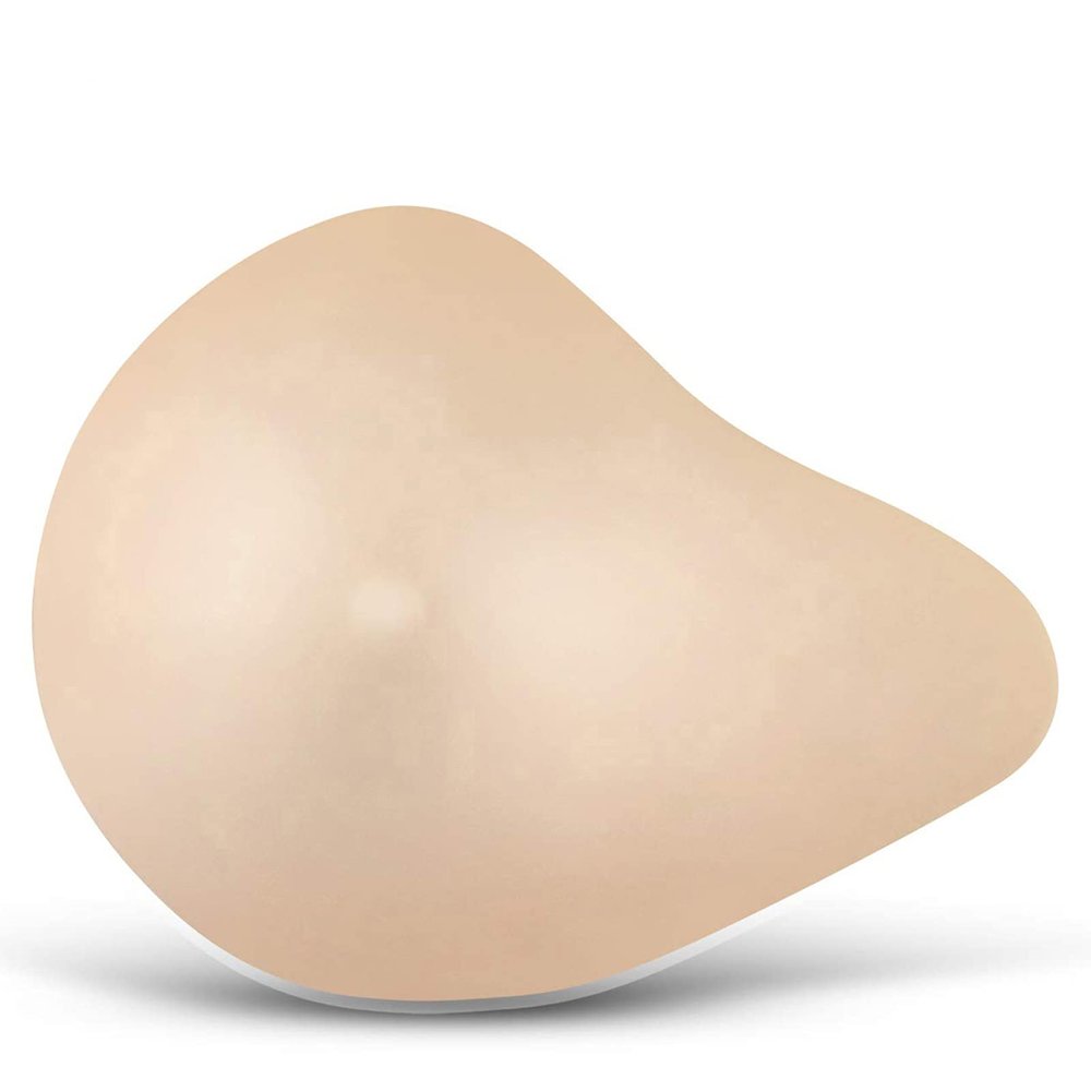 DFGGE Lightweight Silicone Prosthesis Breast Form Mastectomy Prosthesis for Men And Women Crossdressers Transvestite Bra Enhancer Inserts One Piece,Left Side Only,100g/Piece