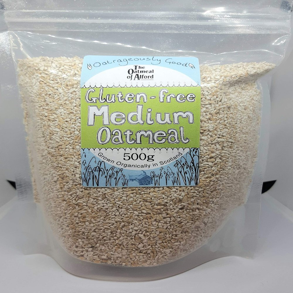 4.5kg Gluten Free Medium Oatmeal from Oatmeal of Alford (9 packs)
