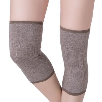 1 Pair Unisex Winter Cashmere Knee Warmer Stretchy Knit Knee Brace Arthritis Knee Wrap Pad Support Band Cold Knee Sleeve for Women Men Yoga Dancing & Other Sports, Arthritis Knee Joint Pain Relief