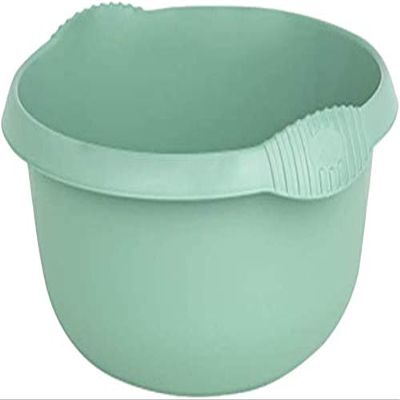 M1SS 32cm High Grade Plastic Round Bowl Kitchen Sink,Basin Mixing, Washing Up Bowl Tidy Organizer (Silver Sage)