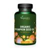 Vegavero Organic Pumpkin Seed Oil Capsules 1000 mg | Prostate Supplements | 45% Omega 6 Fatty Acids | NO Additives | Overactive Bladder & Urinary Tract Health | 180 Capsule | Vegan view 1