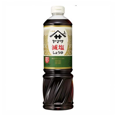 Yamasa Low Sodium Soy Sauce 1L | Naturally Brewed | 45% Less Salt | Rich Umami Flavor | Ideal for Health-Conscious Cooking