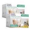 Clean People Laundry Washing Capsules - Recyclable Packaging, Hypoallergenic, Stain Fighting - Ultra Concentrated, Laundry Soap - Fresh Scent, 192 Pack view 1