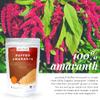 powbab Puffed Amaranth - 100% Organic Amaranth Popped in USA Whole Puffs. Good Protein Source, No Oil or Salt, No Sugar Added, Unsweetened Cereal. Expanded Amaranth Grain Seeds in Bulk, Non-GMO (5 oz) view 2